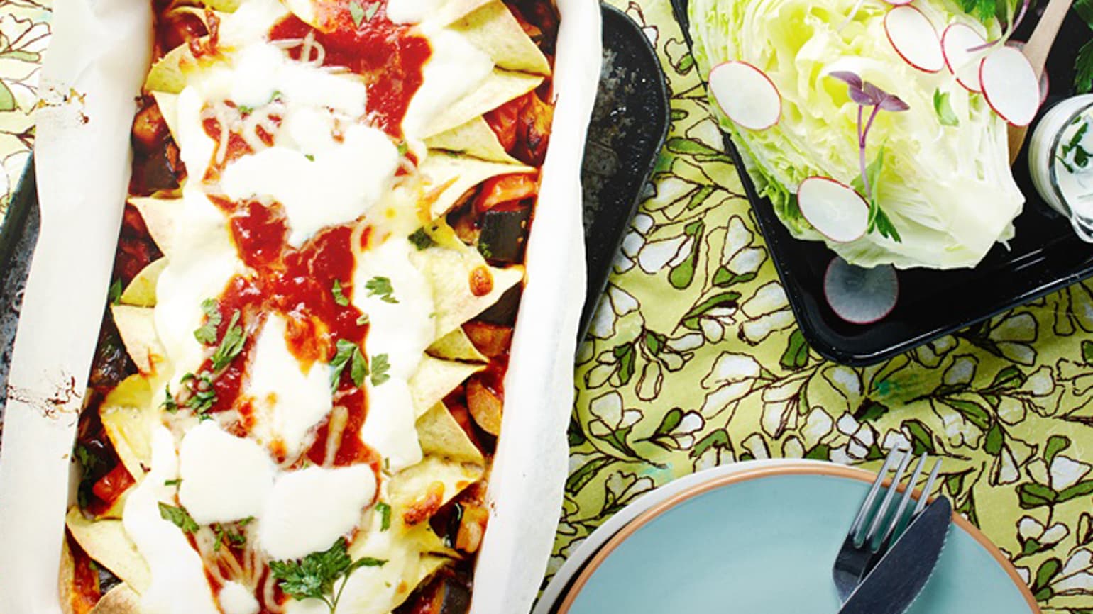 Vegetarian Enchiladas Recipe